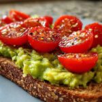 Kid-Friendly Avocado Toast with Grape Tomatoes