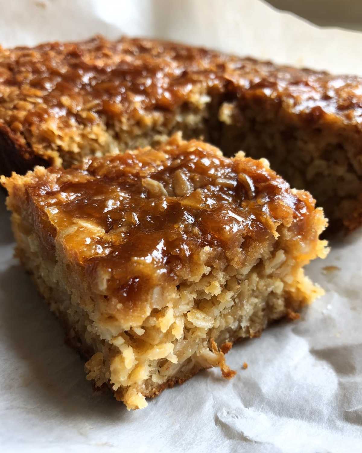Kid-Friendly BANANA OATMEAL BARS - detail 1