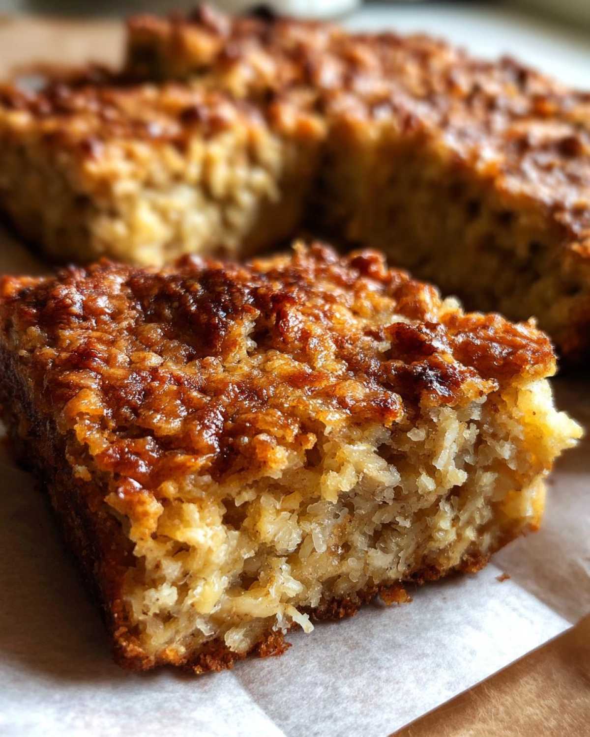 Kid-Friendly BANANA OATMEAL BARs - detail 3