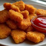 Kid-Friendly Baked Salmon Nuggets with Ketchup Dip