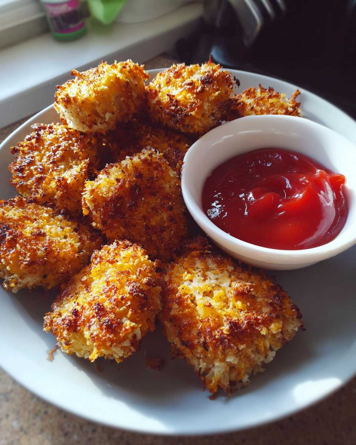 Kid-Friendly Baked Salmon Nuggets with Ketchup Dip - detail 2