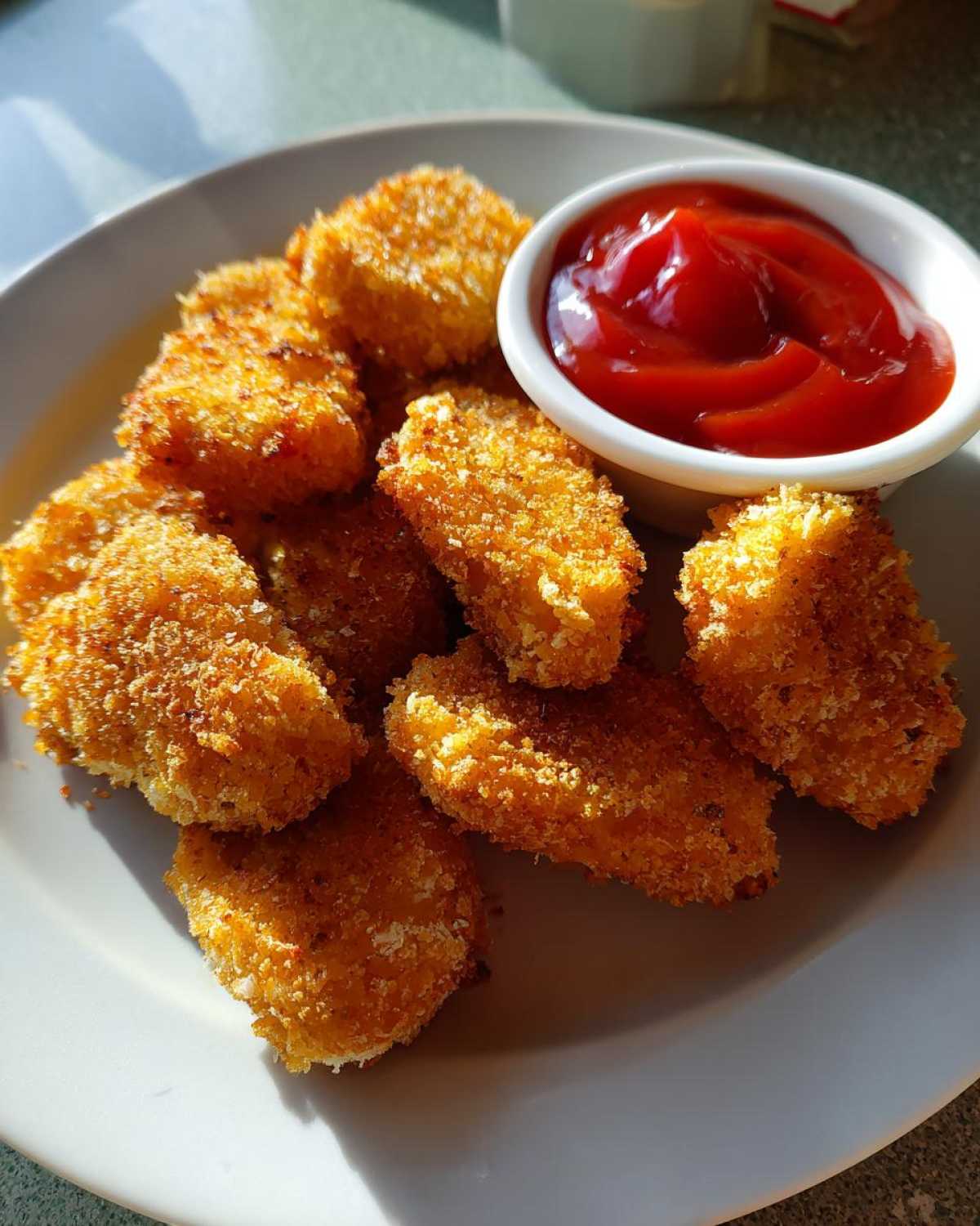 Kid-Friendly Baked Salmon Nuggets with Ketchup Dip - detail 3