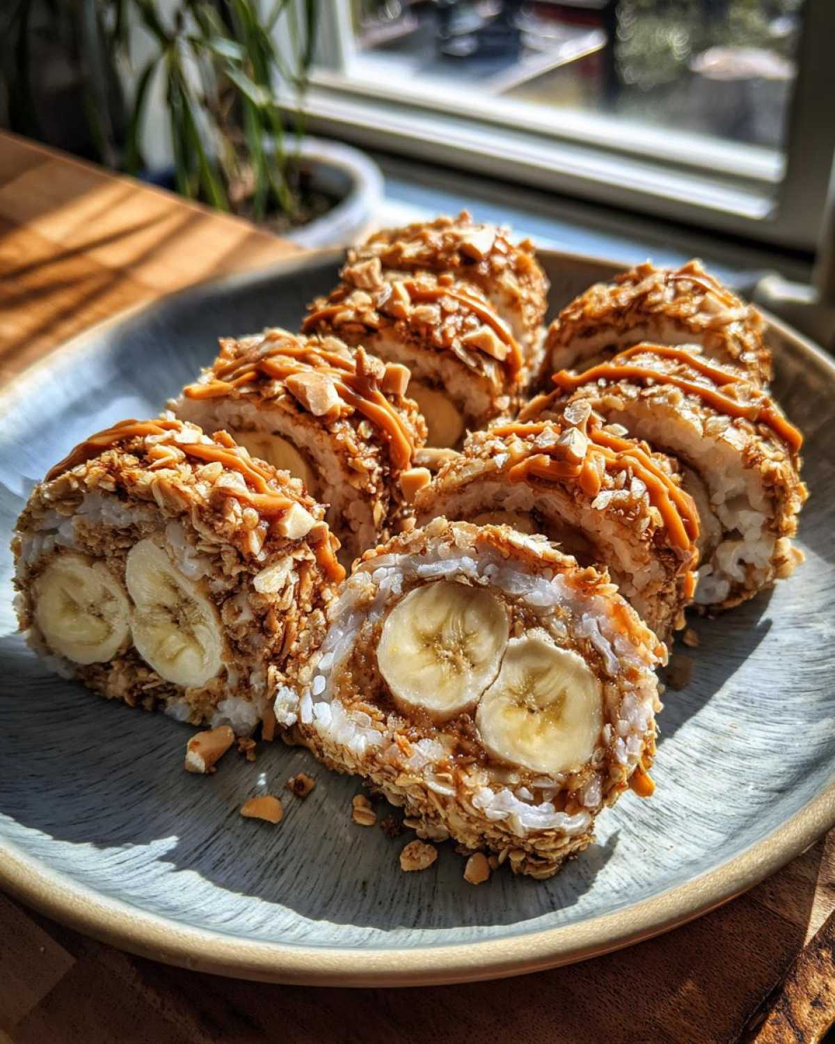 Kid-Friendly Banana Peanut Butter Sushi Rolls - detail 1