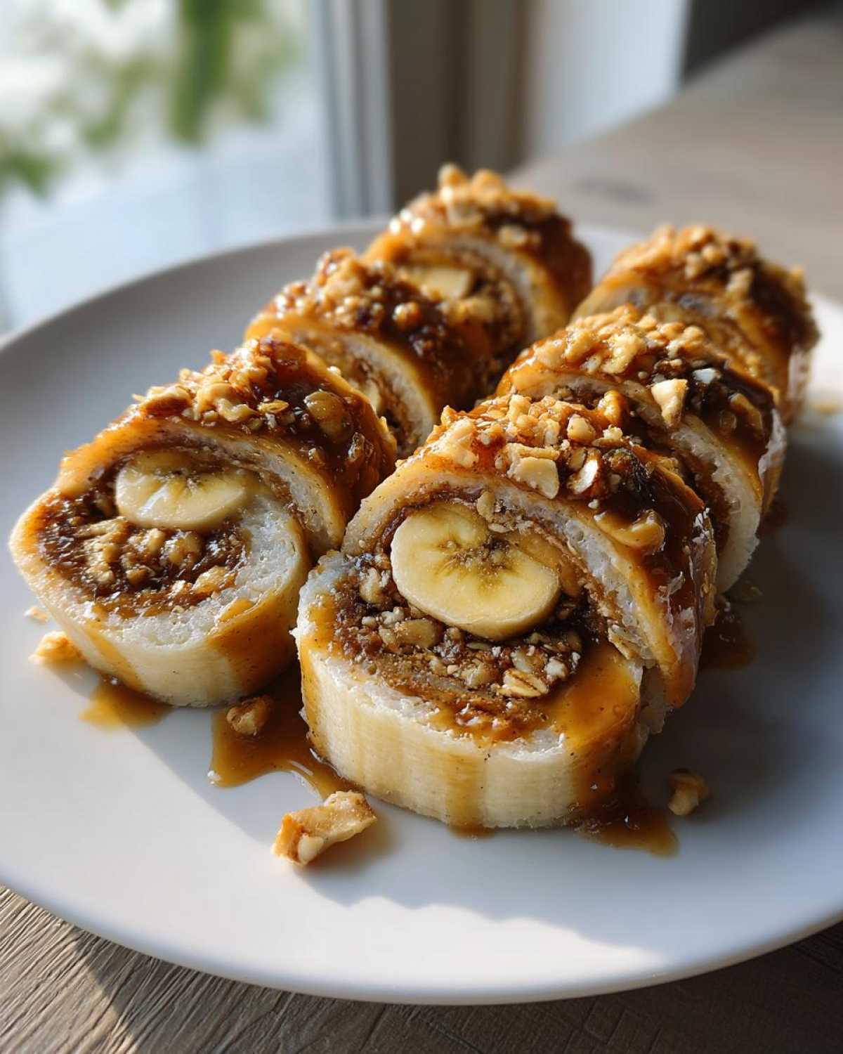 Kid-Friendly Banana Peanut Butter Sushi Rolls - detail 2