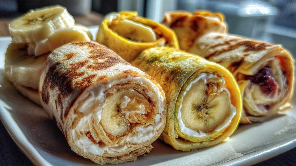 Kid-Friendly Banana Sushi Roll-Ups