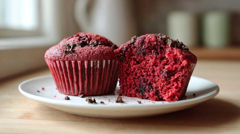 Kid-Friendly Beetroot Red Velvet Muffins