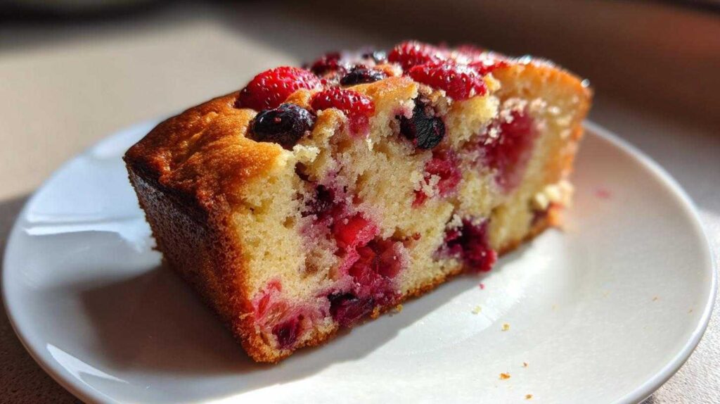 Kid-Friendly Berry Breakfast Cake (Healthy)