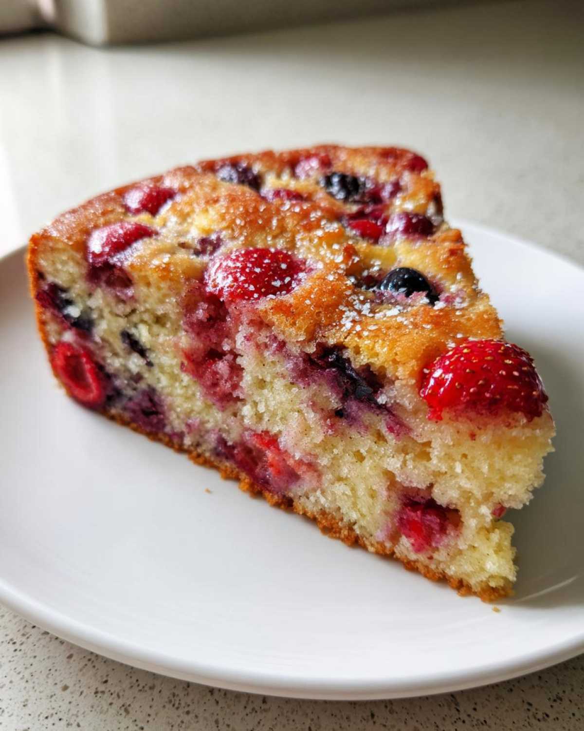 Kid-Friendly Berry Breakfast Cake (Healthy) - detail 4