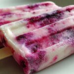 Kid-Friendly Berry Frozen Yogurt Pops