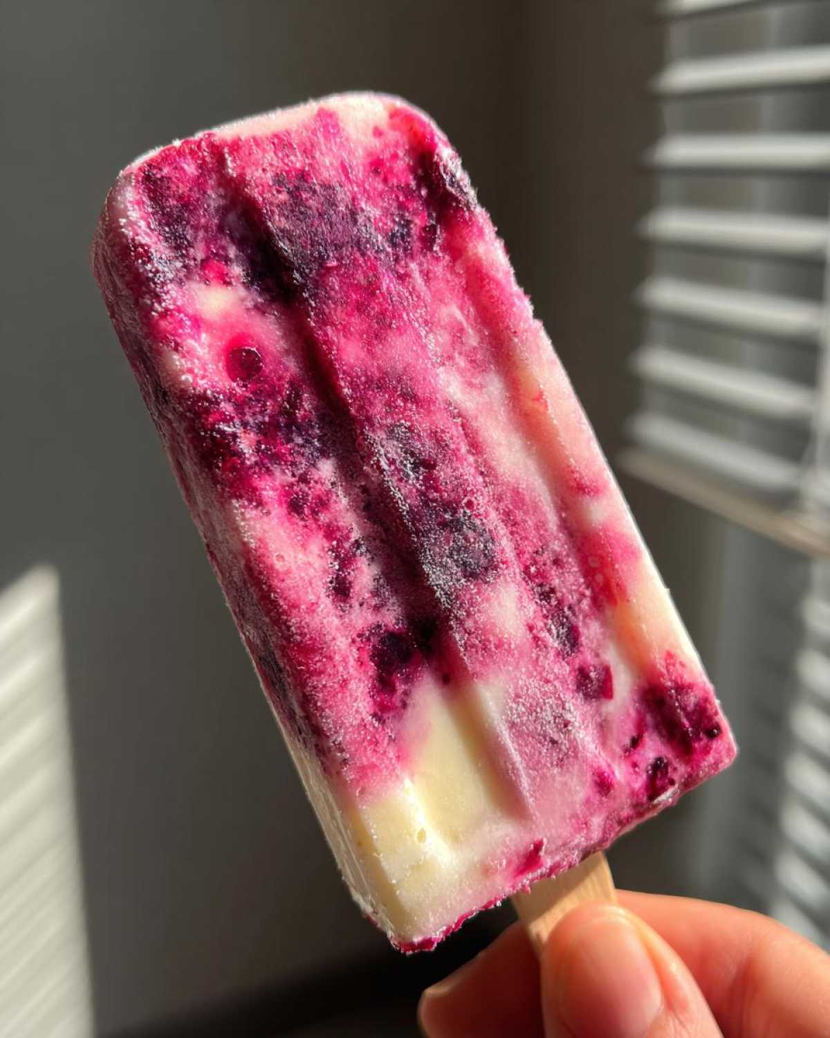 Kid-Friendly Berry Greek Yogurt Popsicles - detail 3