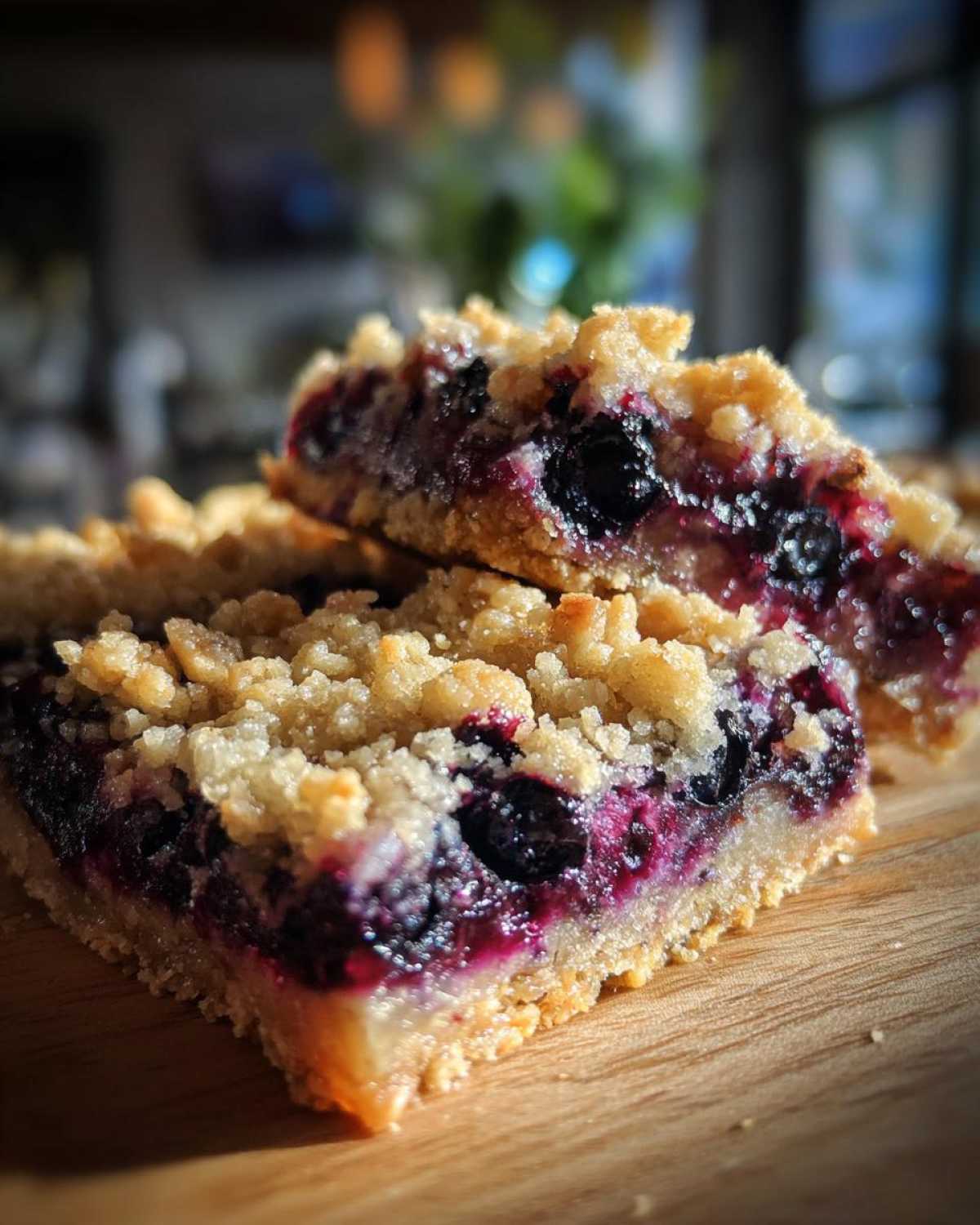 Kid-Friendly Blueberry Breakfast Bars - detail 2