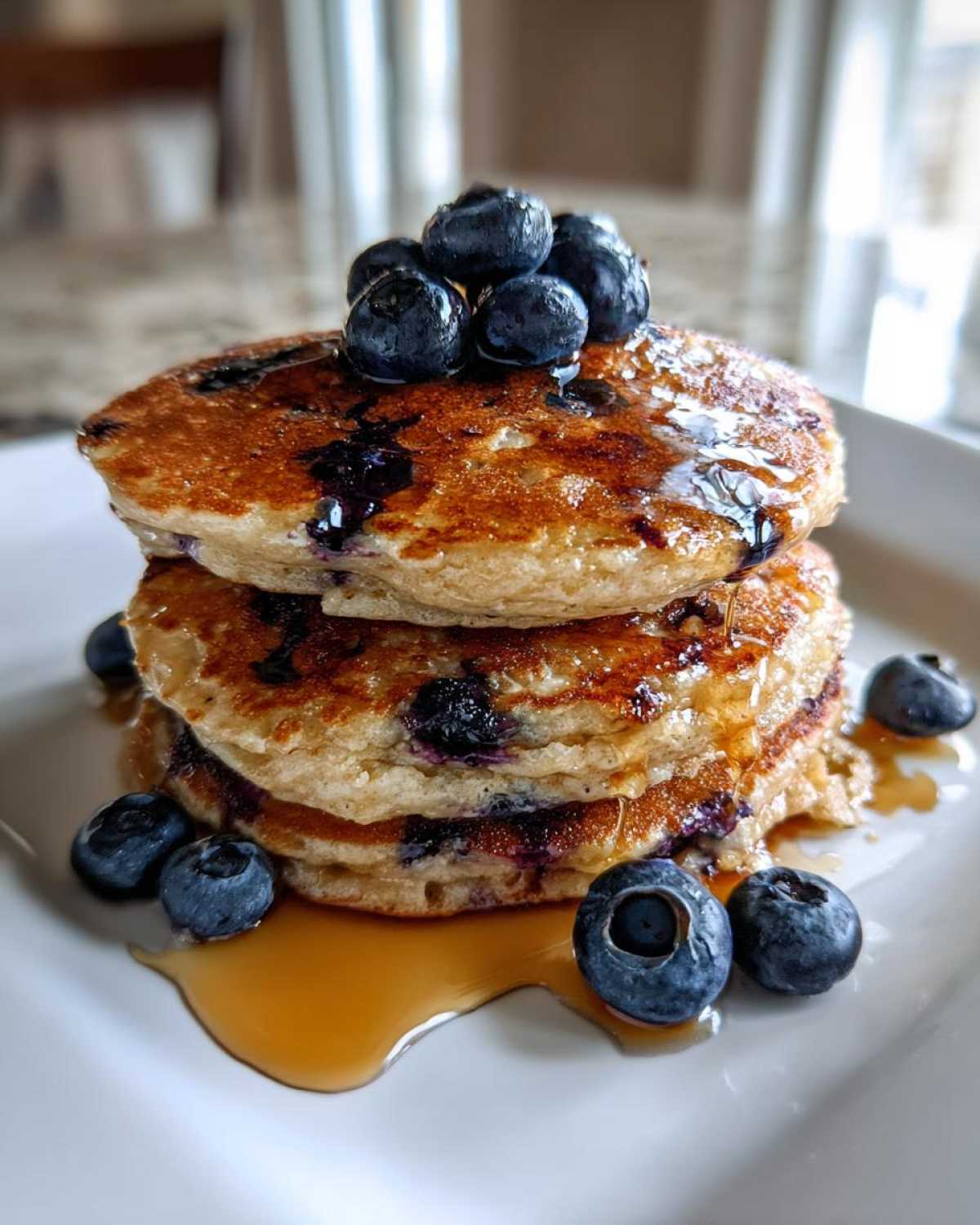 Kid-Friendly Blueberry Oatmeal Pancakes - detail 1