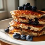 Kid-Friendly Blueberry Oatmeal Pancakes