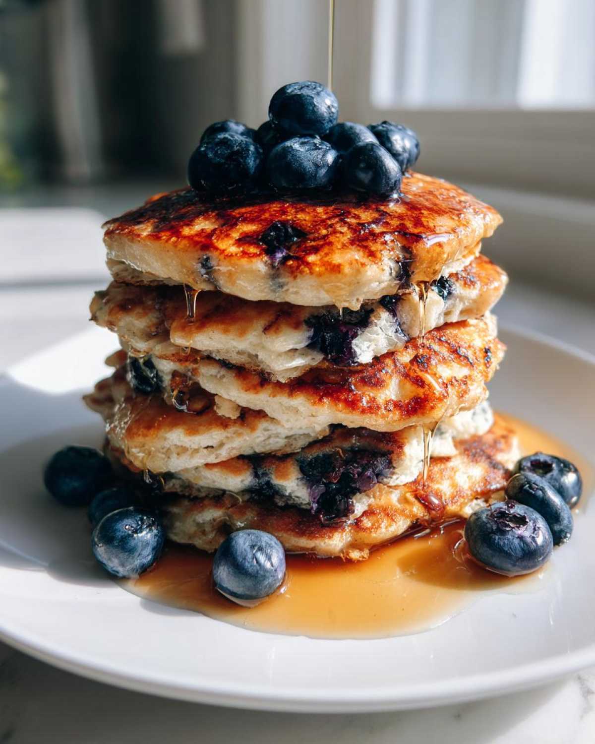 Kid-Friendly Blueberry Oatmeal Pancakes - detail 2