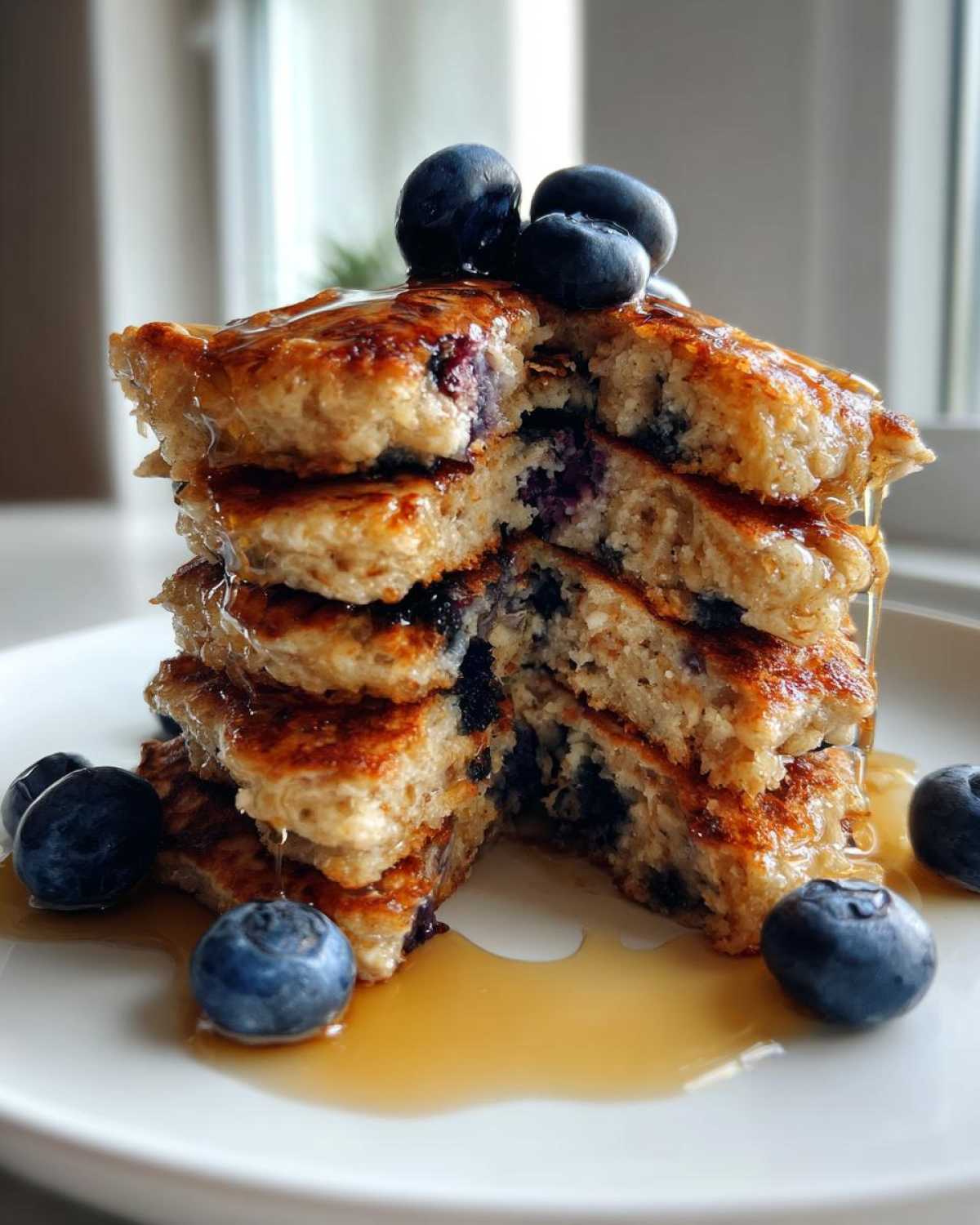 Kid-Friendly Blueberry Oatmeal Pancakes - detail 4