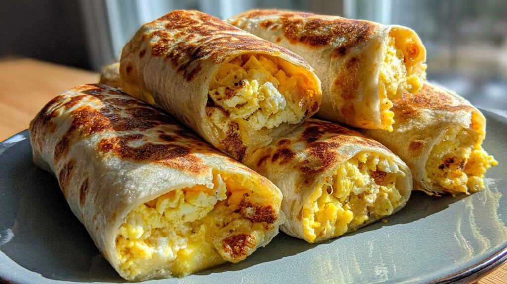 Kid-Friendly Breakfast Burrito Roll-Ups