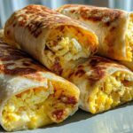 Kid-Friendly Breakfast Burrito Roll-Ups
