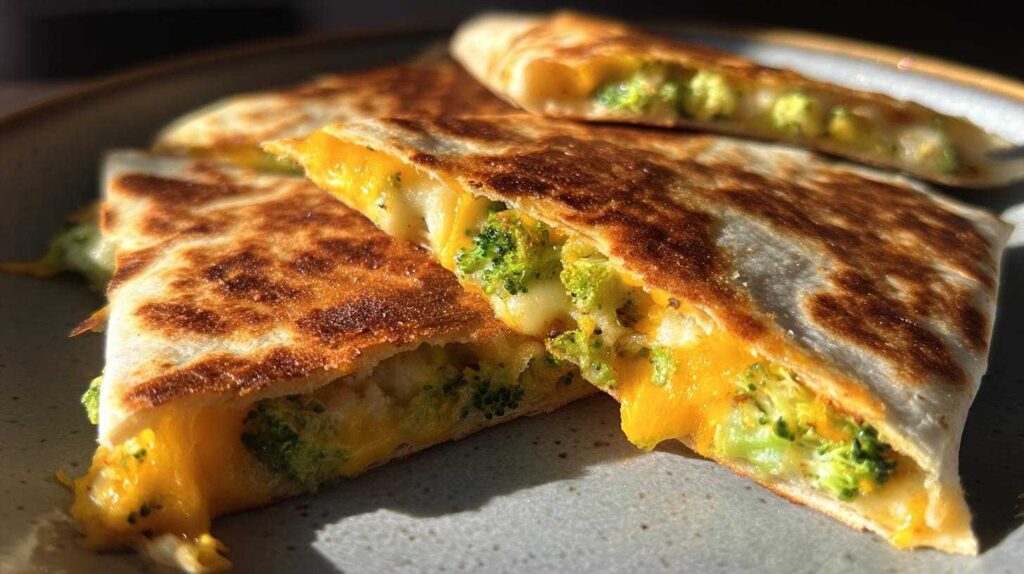 Kid-Friendly Breakfast Quesadillas- Broccoli Cheese: A 1st Win! Kid-Friendly Breakfast Quesadillas- Broccoli Cheese