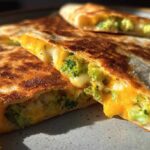 Kid-Friendly Breakfast Quesadillas- Broccoli Cheese