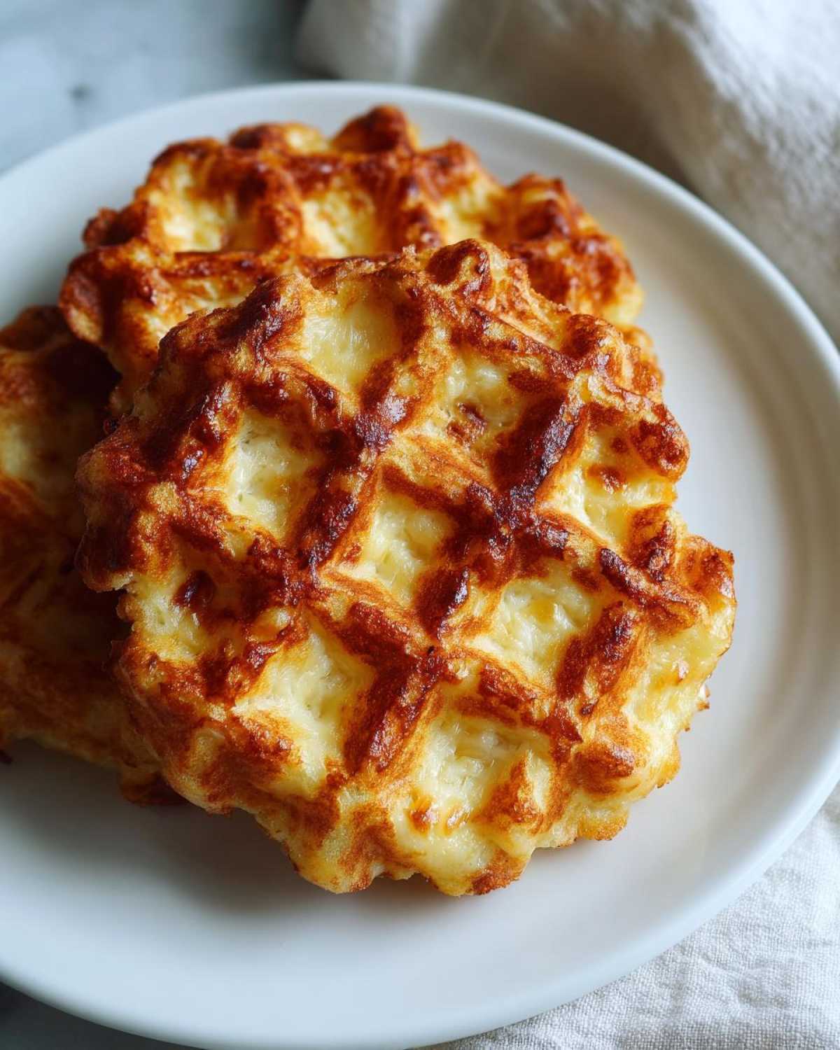 Kid-Friendly CHEESE WAFFLE BISCUITS - detail 3