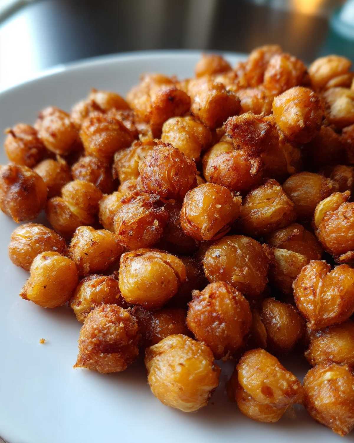 Kid-Friendly CRISPY AIR FRYER CHICKPEAS - detail 1