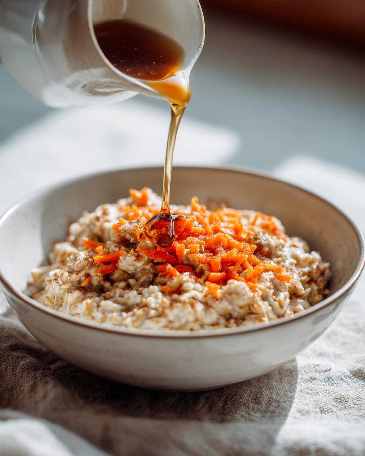 Kid-Friendly Carrot Cake Oatmeal Breakfast - detail 1