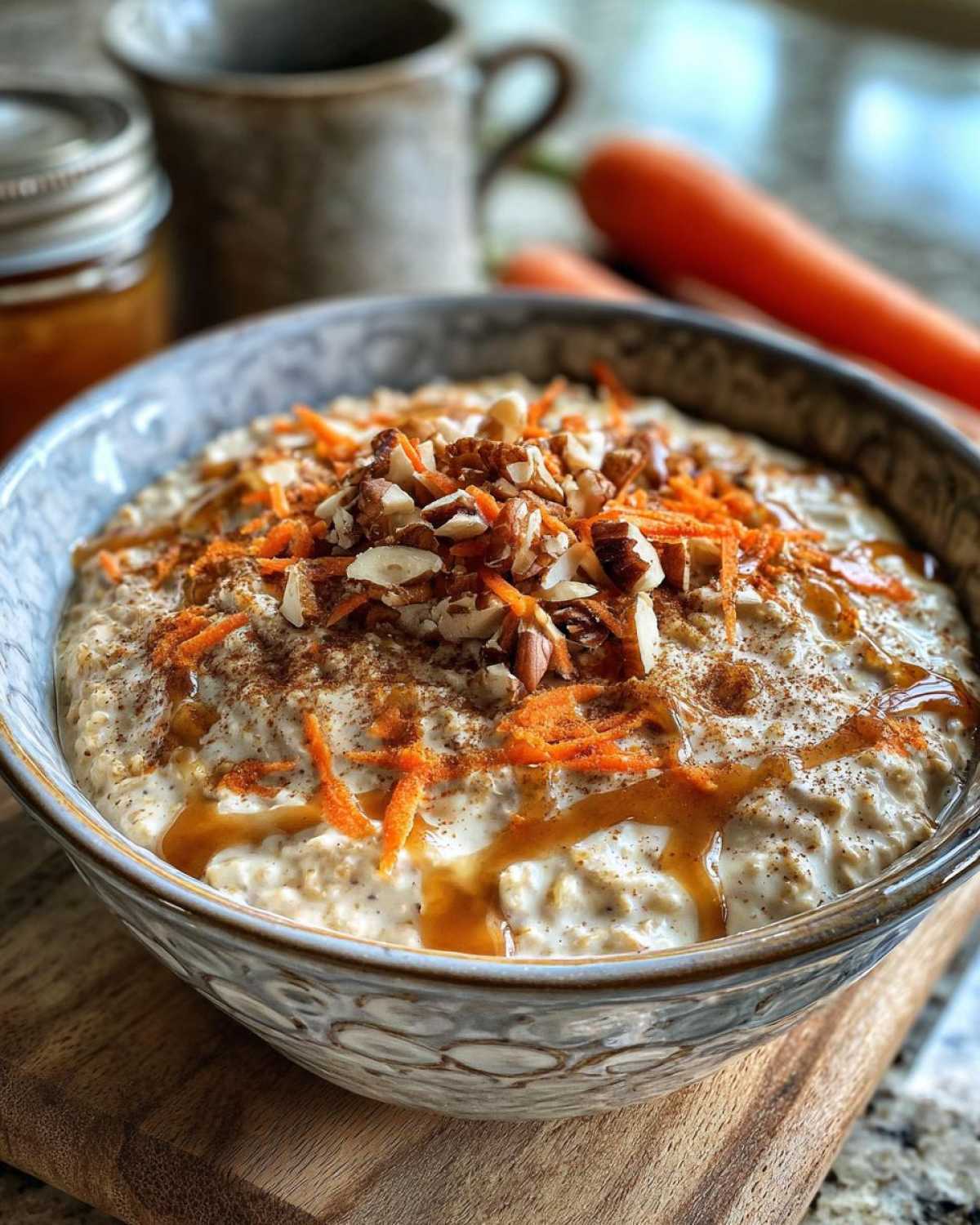 Kid-Friendly Carrot Cake Oatmeal Breakfast - detail 2