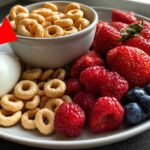 Kid-Friendly Cheerios, Berries and Hard-Boiled Egg