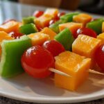 Kid-Friendly Cheese & Veggie Snack Kabobs
