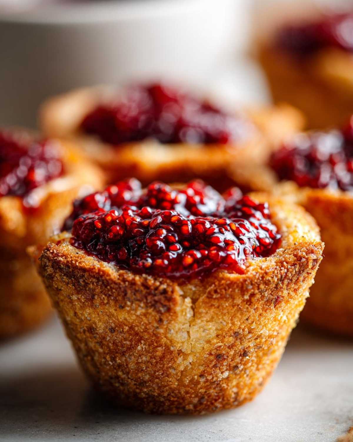 Kid-Friendly Chia Jam Toast Cups - detail 4