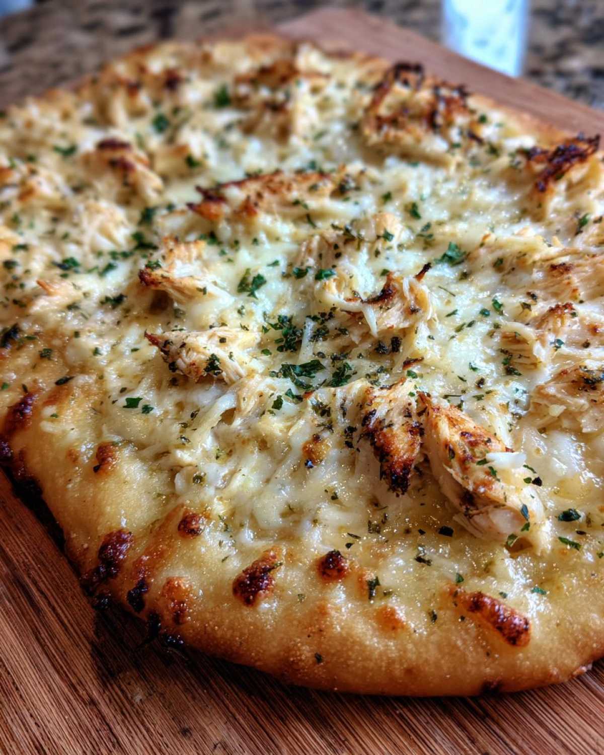 Kid-Friendly Chicken Alfredo Flatbreads - detail 3
