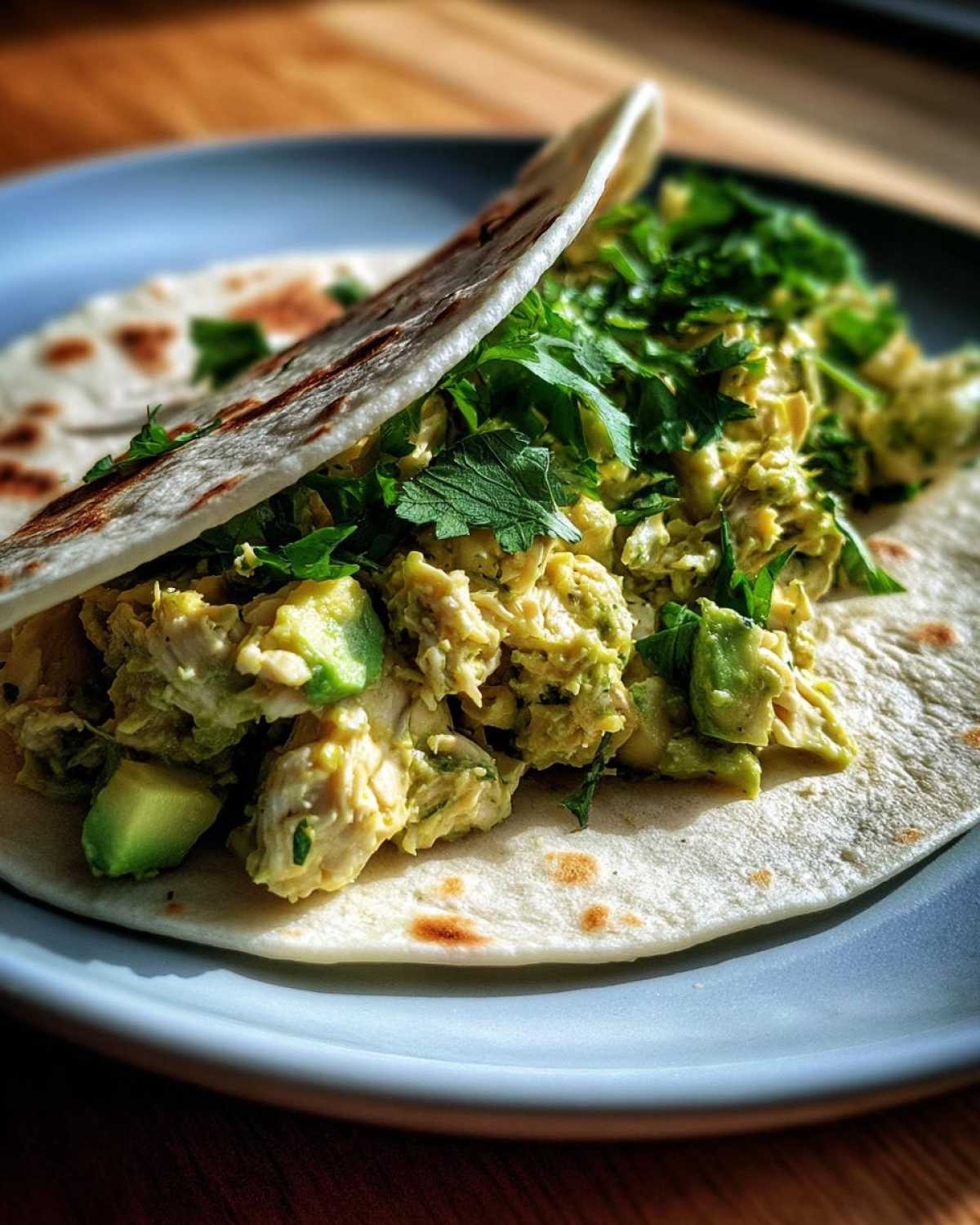 Kid-Friendly Chicken Avocado Salad Tacos - detail 2