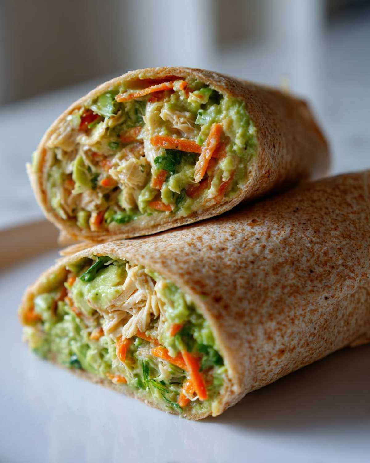 Kid-Friendly Chicken Avocado Wraps - detail 1