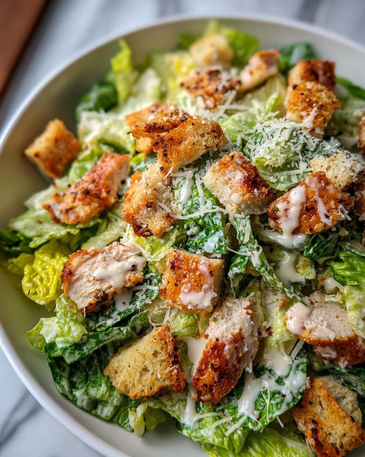 Kid-Friendly Chicken Caesar Salad Bowl - detail 1