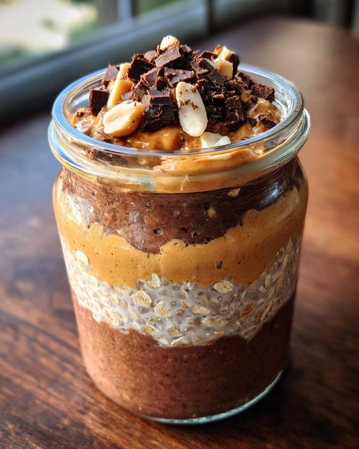 Kid-Friendly Chocolate Peanut Butter Overnight Oats - detail 2