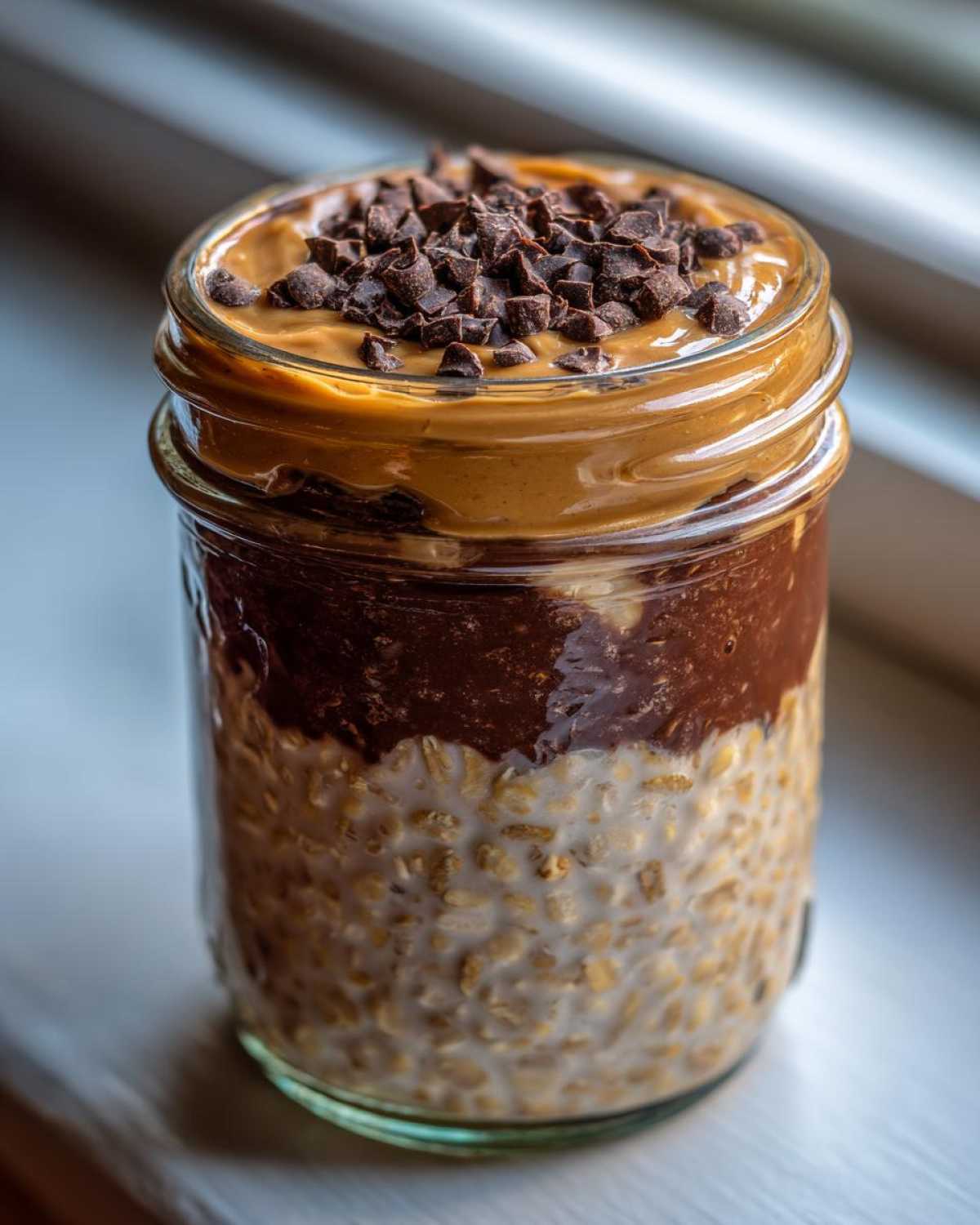 Kid-Friendly Chocolate Peanut Butter Overnight Oats - detail 3