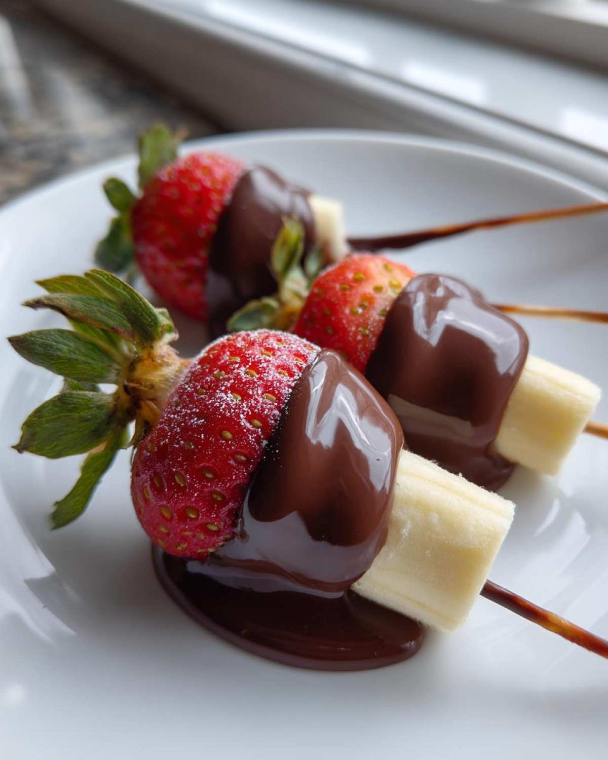 Kid-Friendly Chocolate Strawberry Banana Pops - detail 2