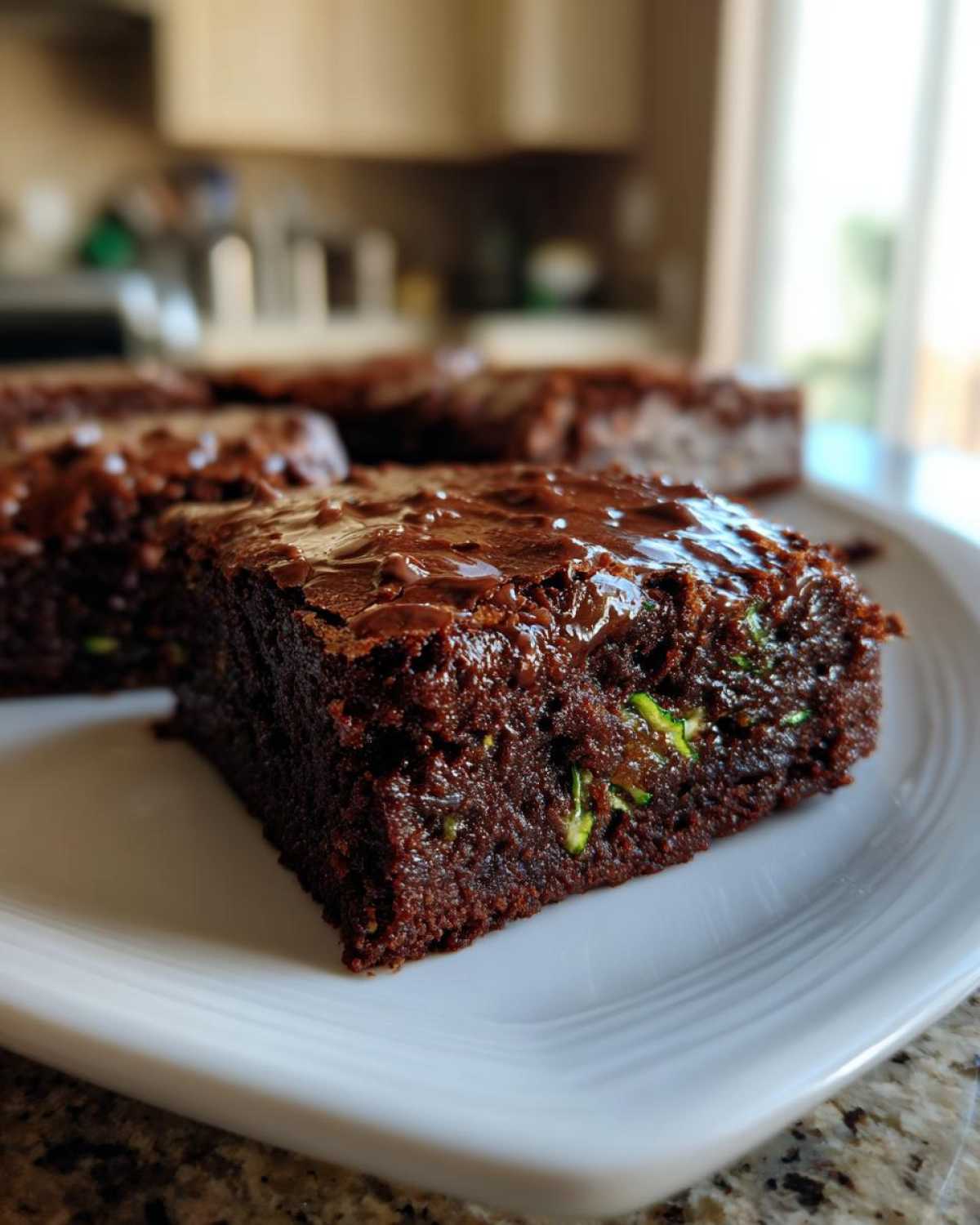 Kid-Friendly Chocolate Zucchini Brownies - detail 3