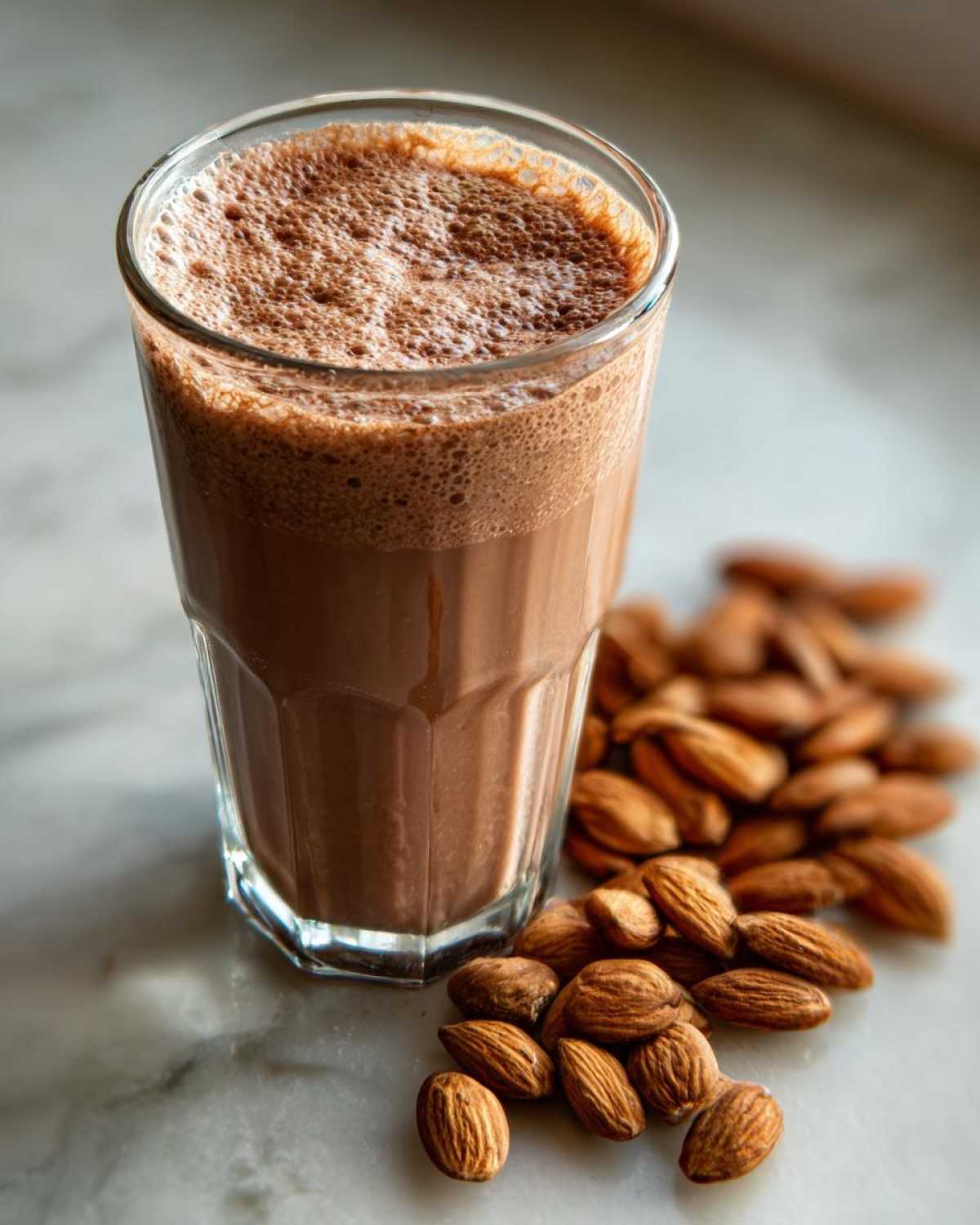 Kid-Friendly Cocoa Almond Breakfast Shake - detail 3