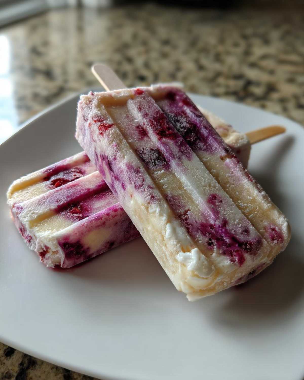 Kid-Friendly Coconut Berry Ice Pops - detail 1