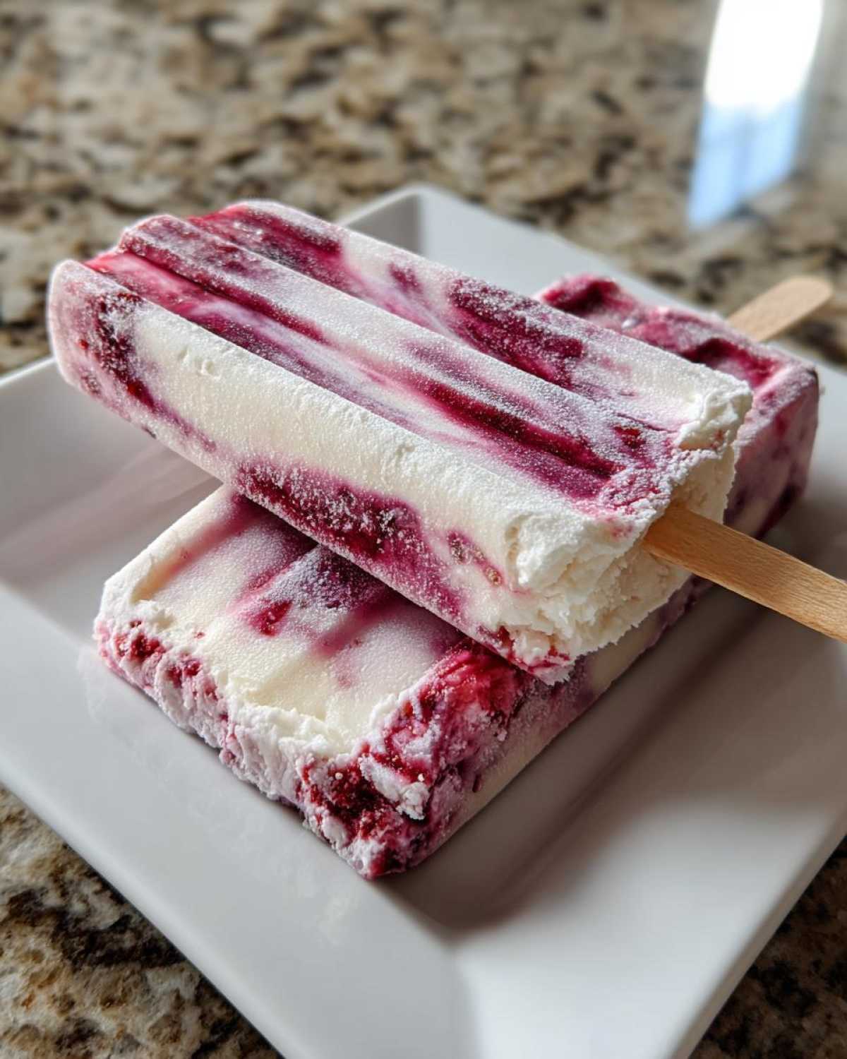 Kid-Friendly Coconut Berry Ice Pops - detail 3