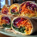 Kid-Friendly Colorful Veggie Wraps