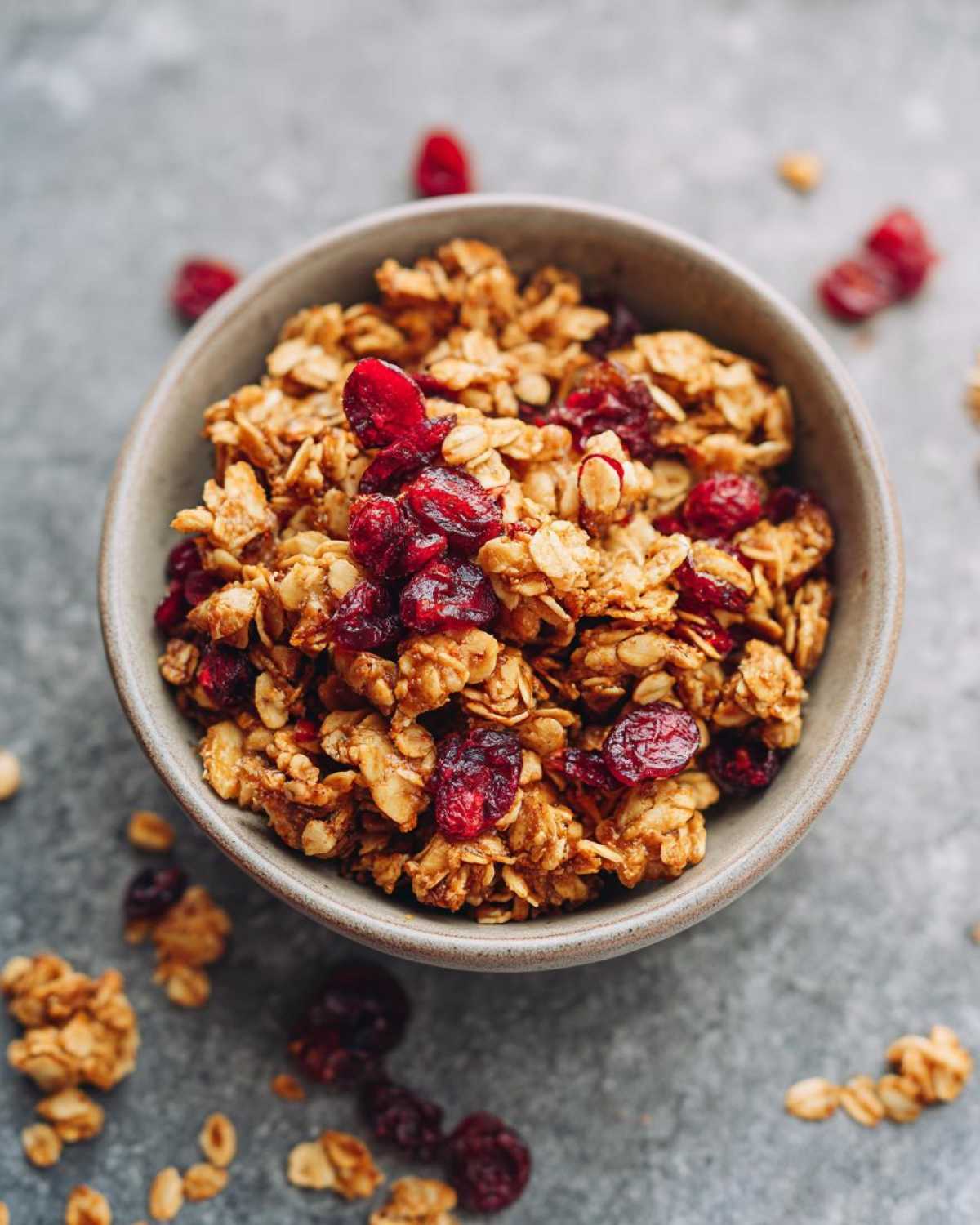 Kid-Friendly Cranberry Maple Granola - detail 1
