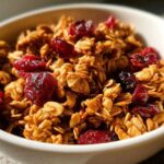 Kid-Friendly Cranberry Maple Granola