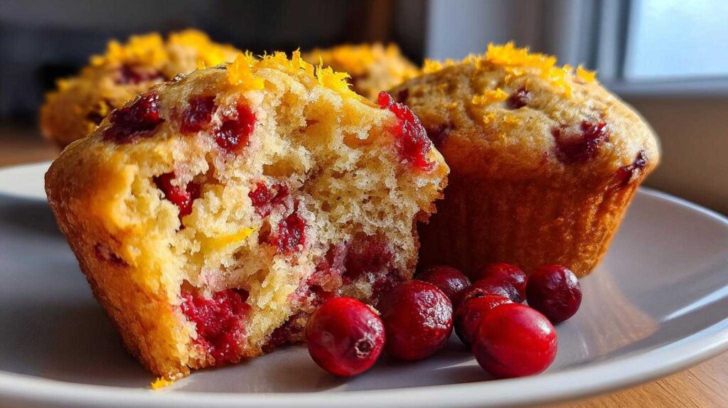 Kid-Friendly Cranberry Orange Breakfast Muffins