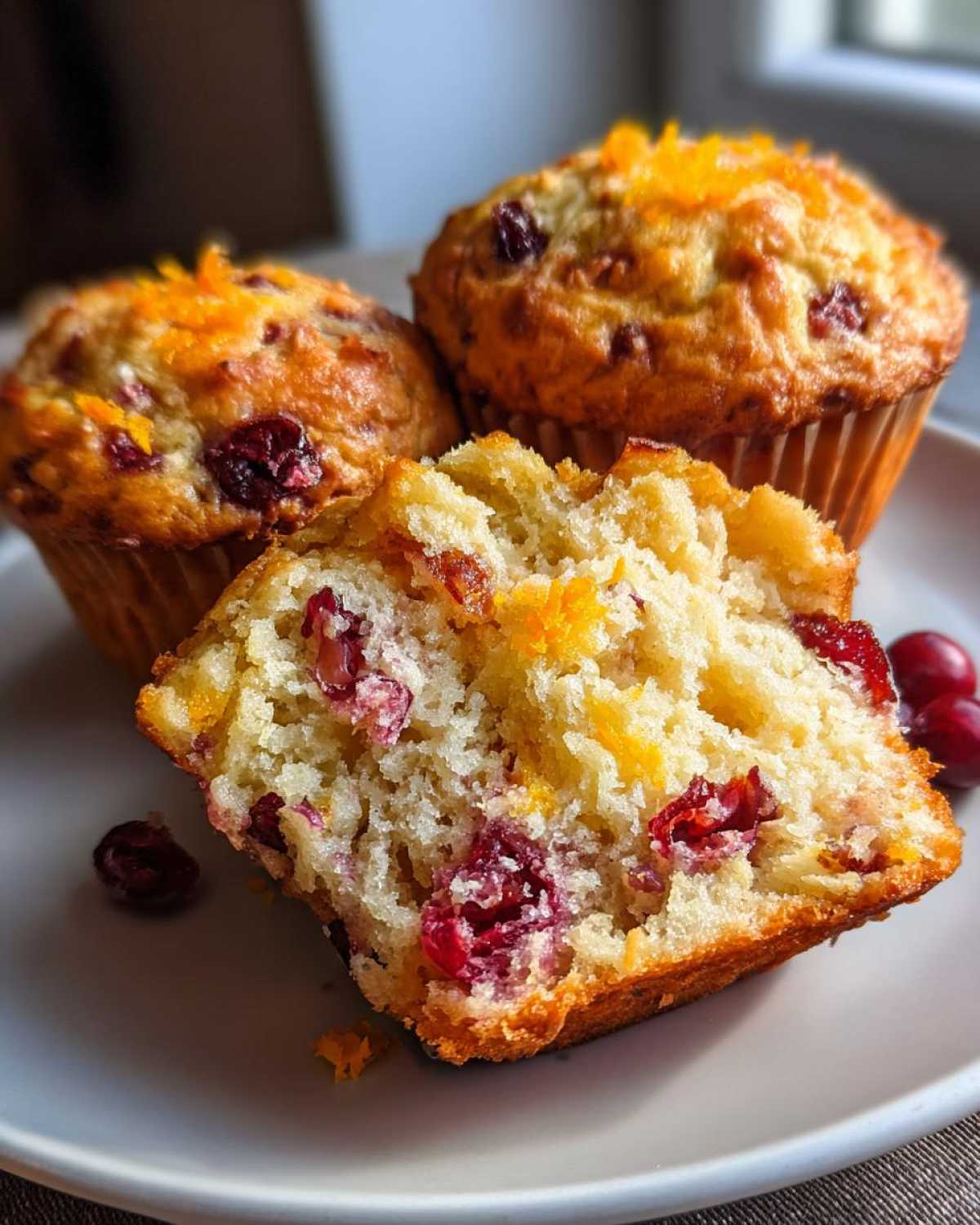 Kid-Friendly Cranberry Orange Breakfast Muffins - detail 2