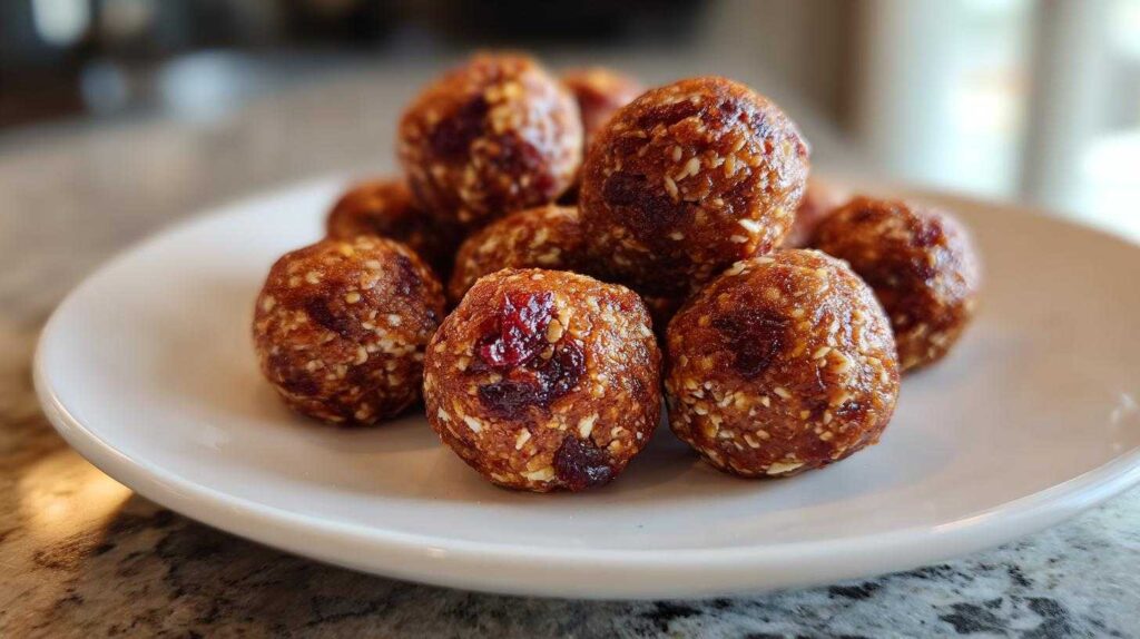 Kid-Friendly Cranberry Protein Balls