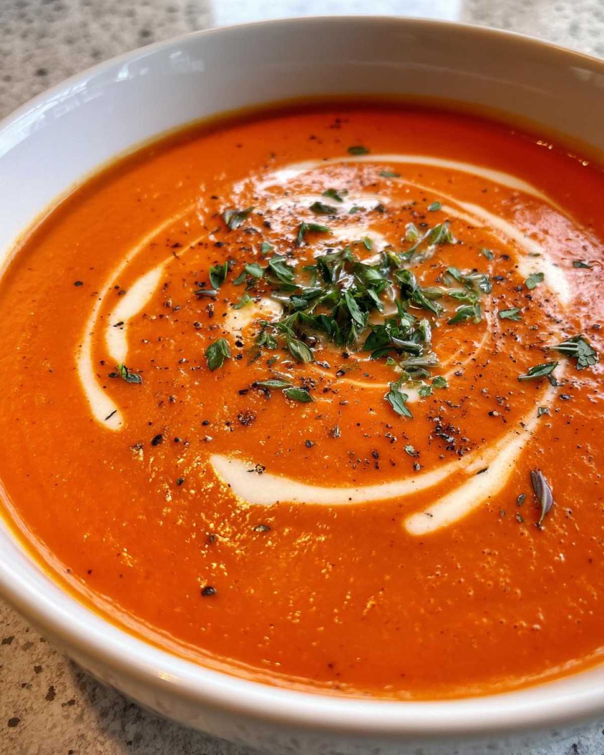 Kid-Friendly Creamy Tomato Veggie Soup - detail 1
