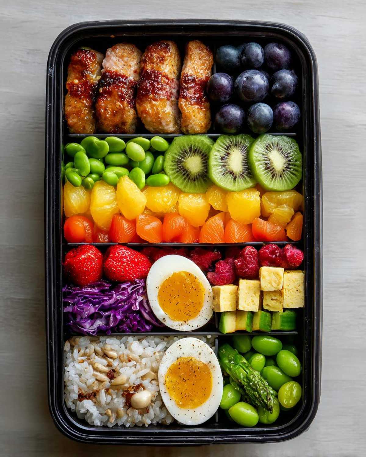 Kid-Friendly Creative School Lunch Bento Box - detail 1
