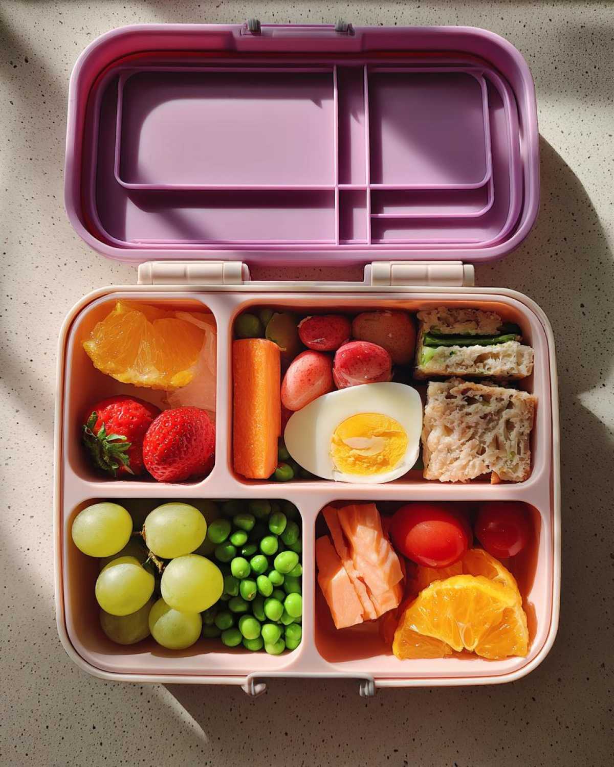 Kid-Friendly Creative School Lunch Bento Box - detail 3